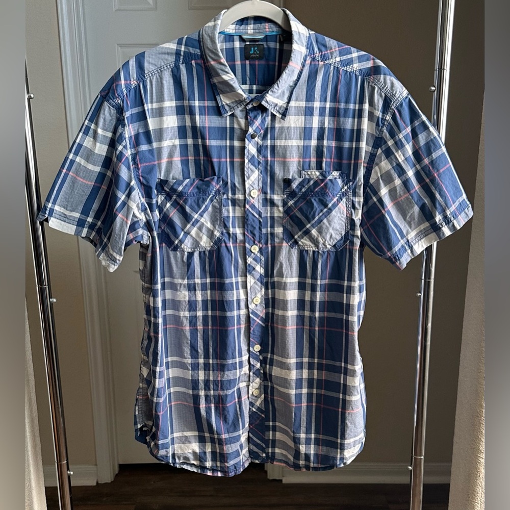 Just Keep Livin Men’s Plaid Shirt
